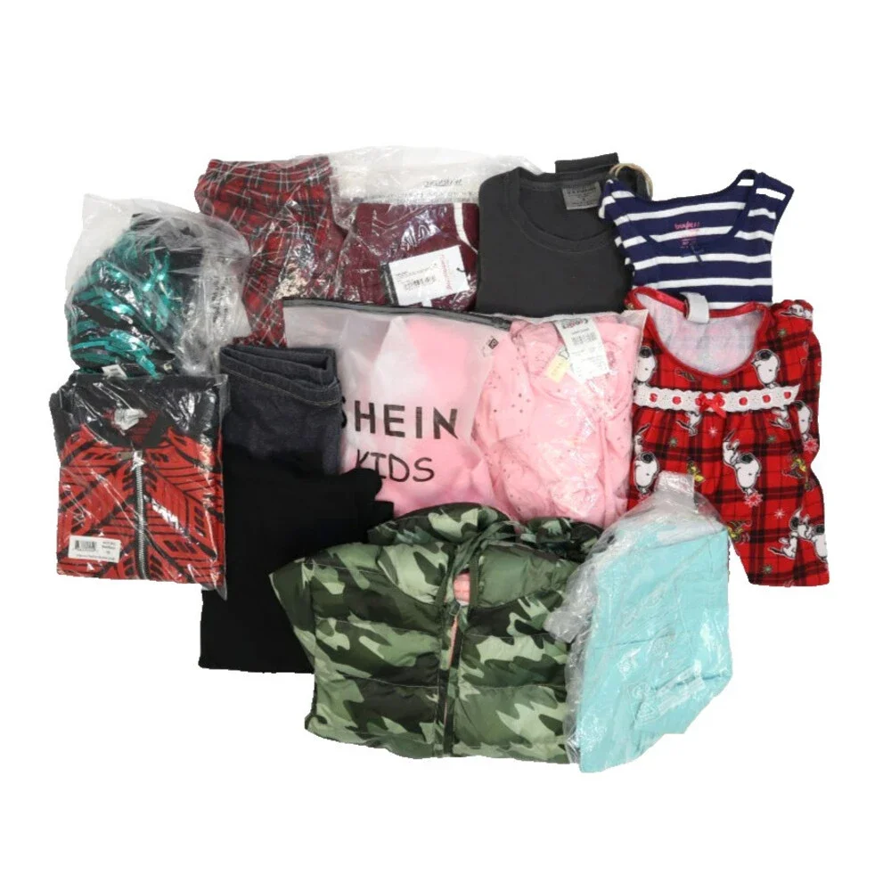 Wholesale Bulk Lot Of 13 Girls Size Small 6/7 Mixed Season Tops Bottoms Dresses